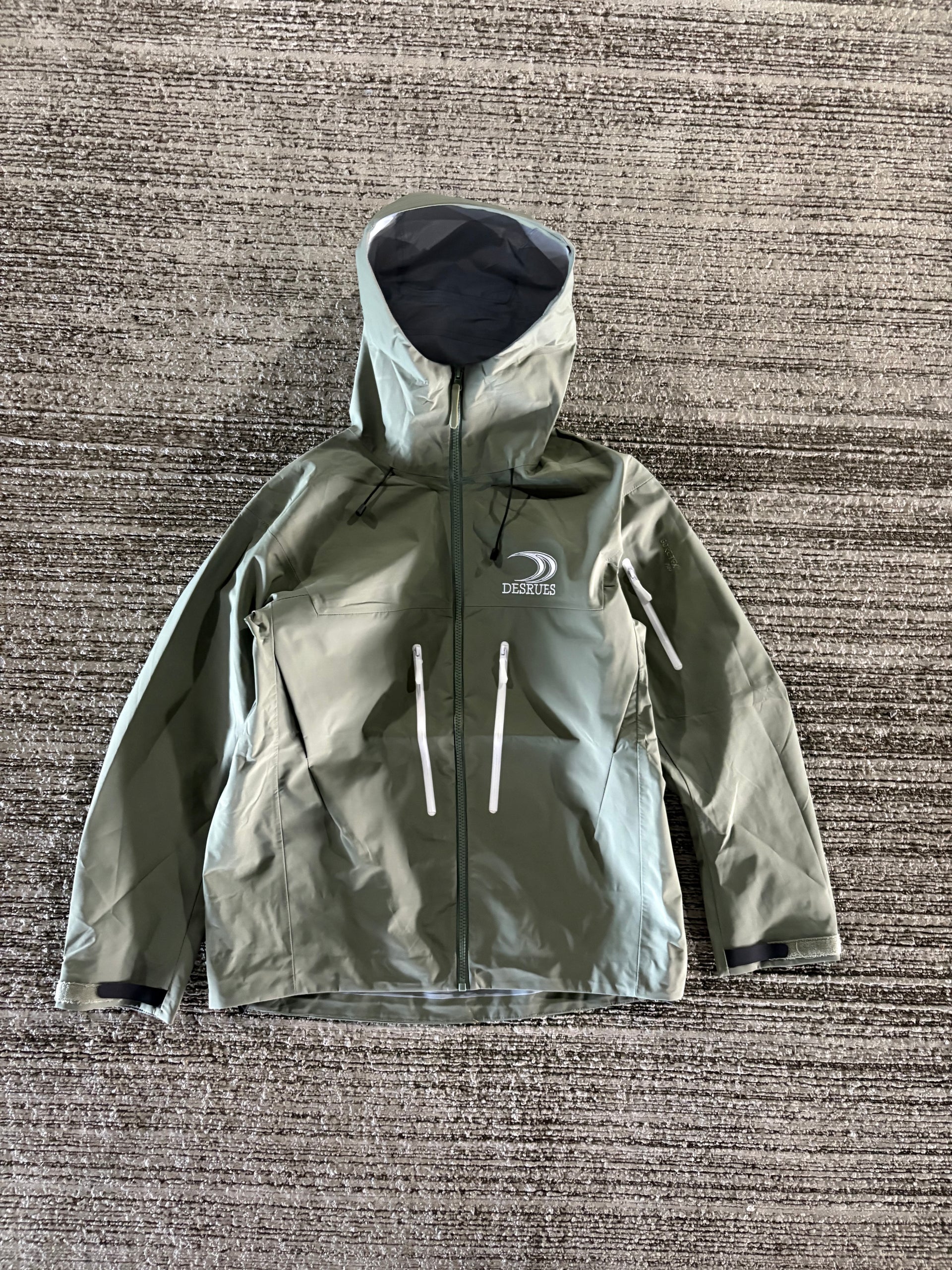 OLIVE GREEN RAIN JACKET
