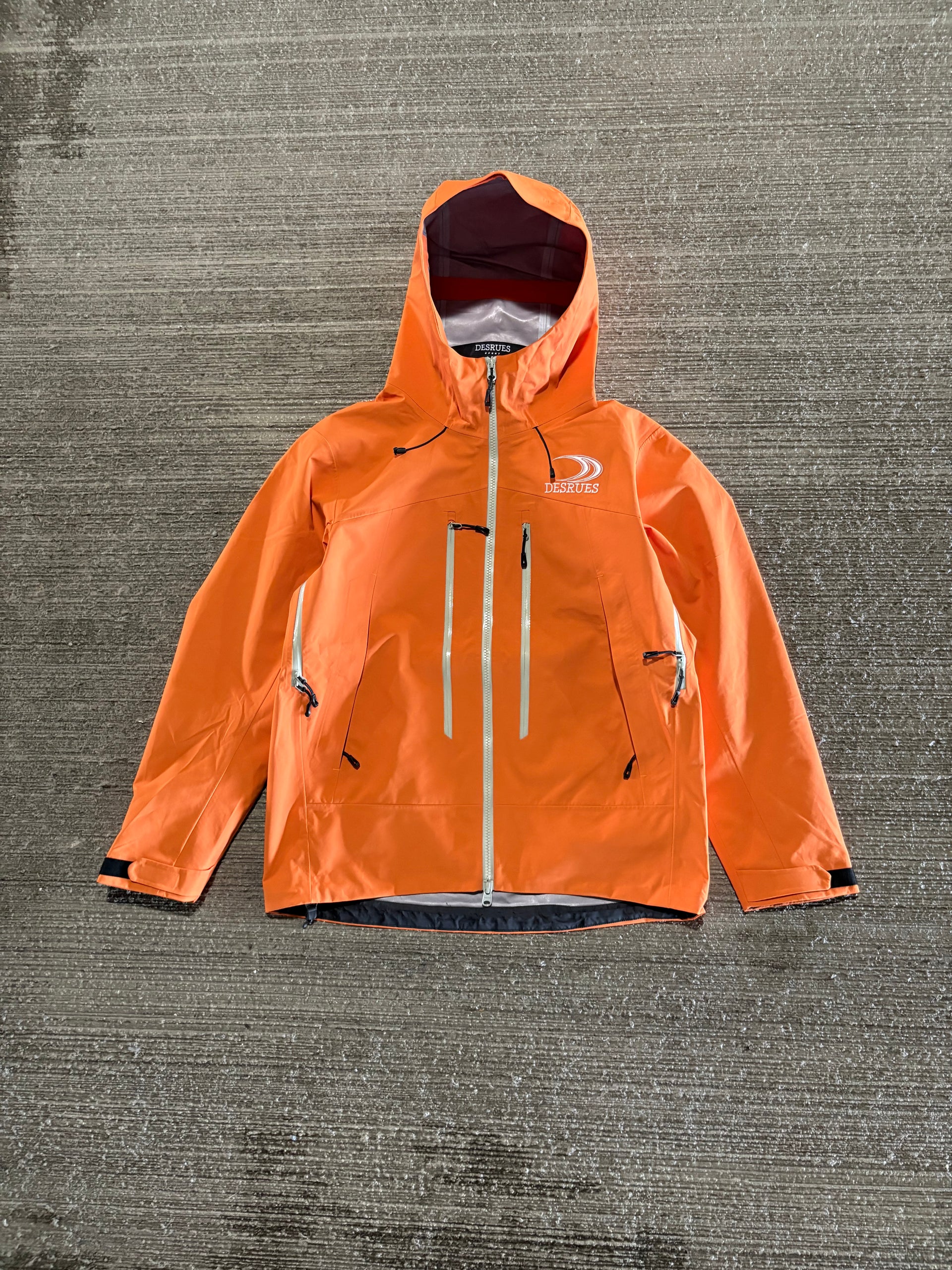 ORANGE RAIN JACKET