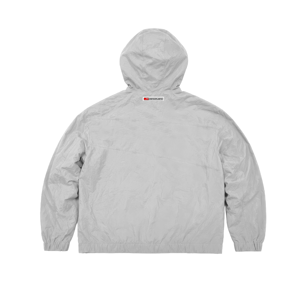 GREY SPORT ZIP UP (HOOD)