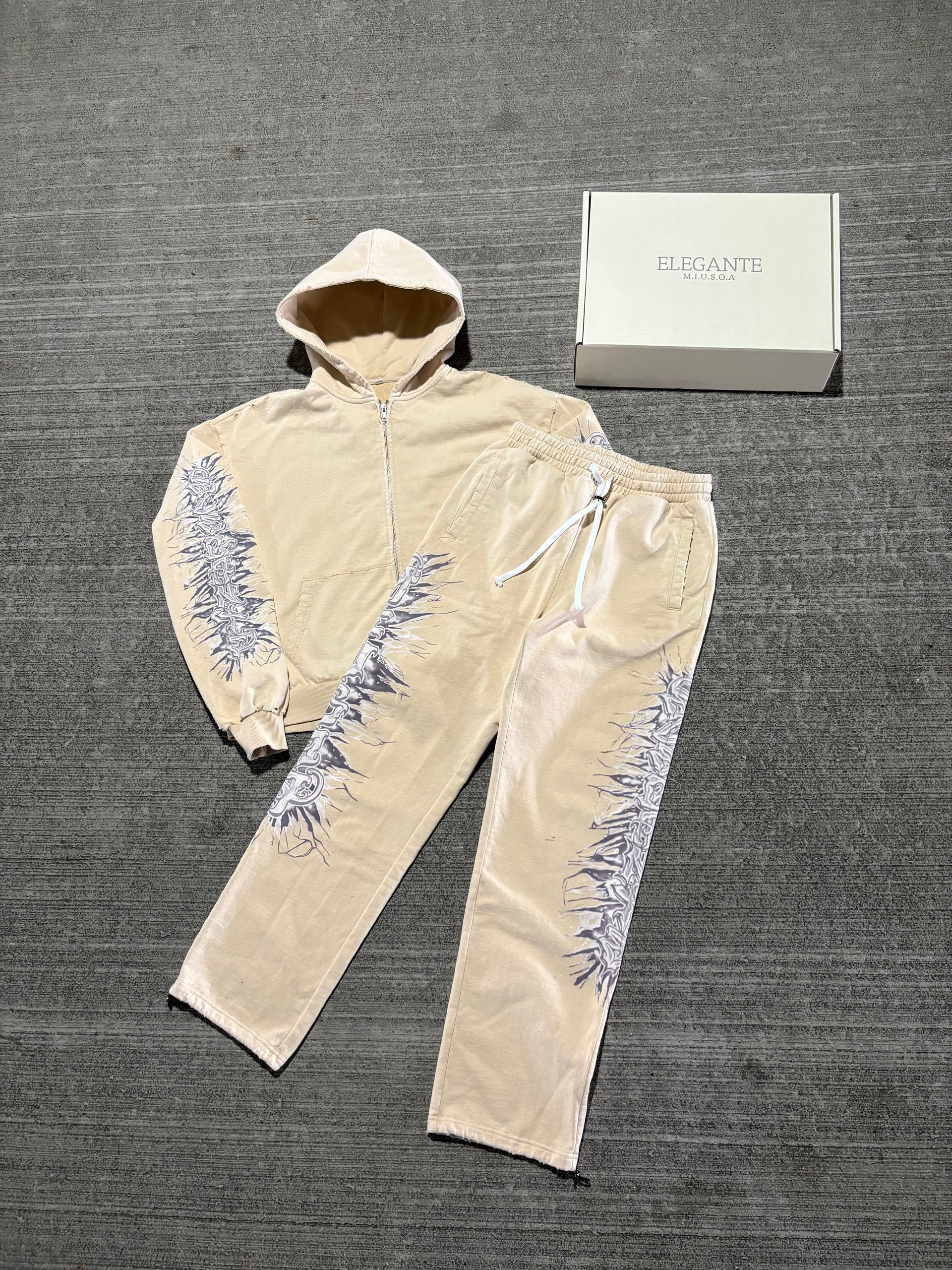 ELEGANTE "BROKEN GLASS" SET